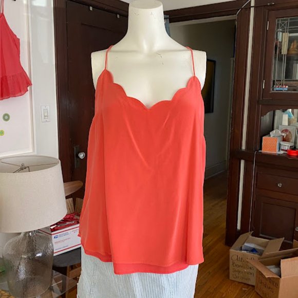 J.crew Factory Scalloped Cami- Top - Picture 1 of 5